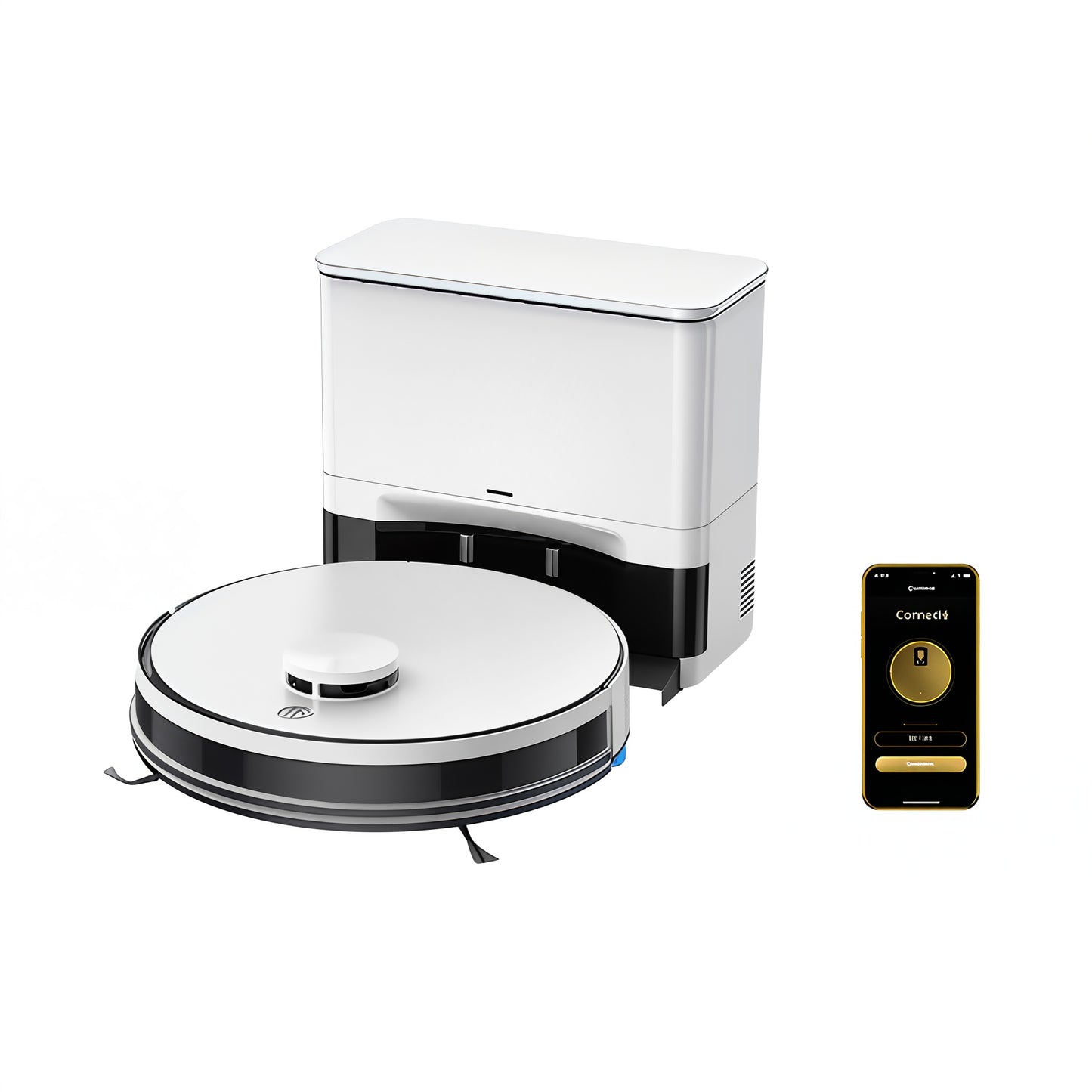 Aspirateur Robot P3 - Navigation Radar - serpillière - Auto-Vidage
