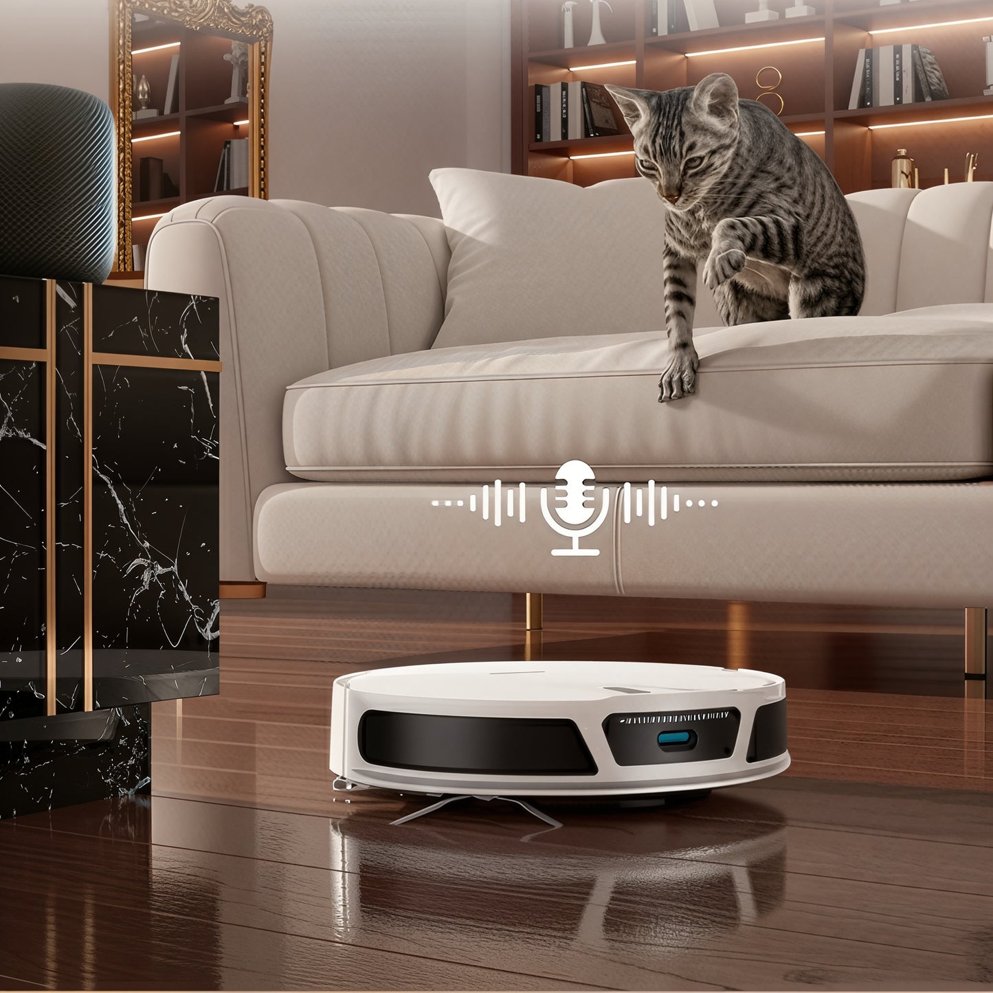 Aspirateur Robot P2 - Navigation Laser Fixe - Serpillère