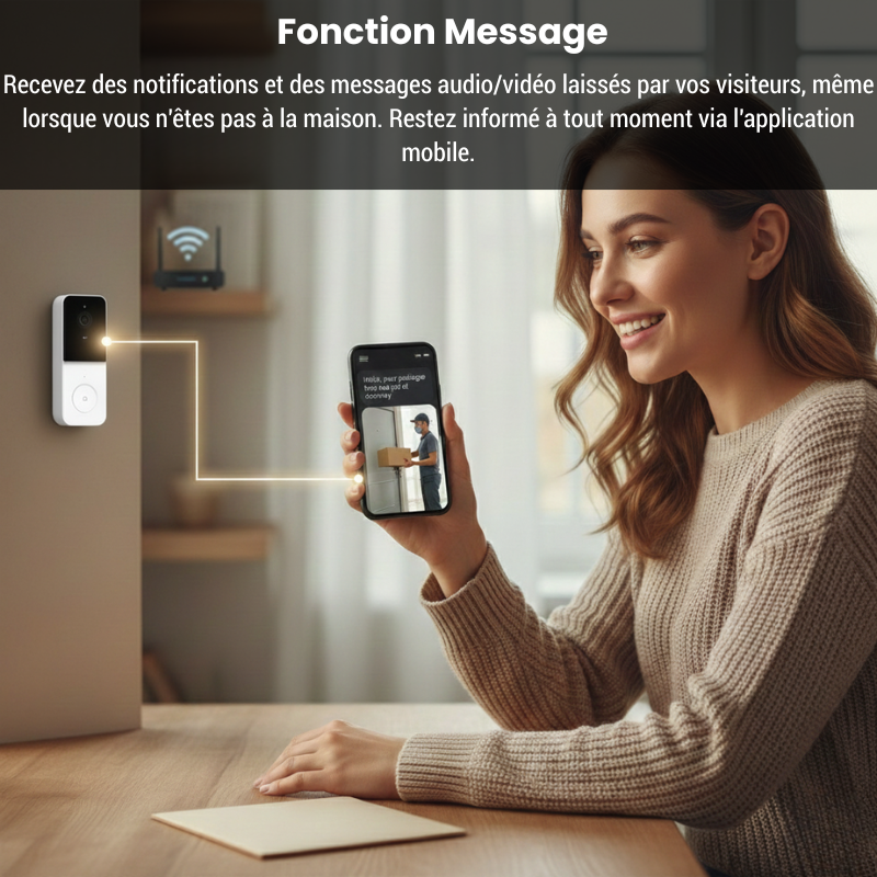 Sonnette Vidéo Sans Fil SP1